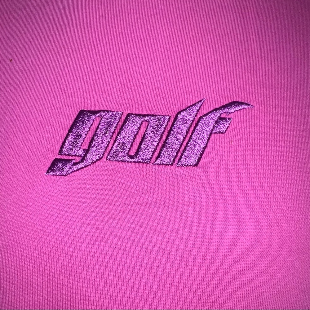 Hot pink hypebeast Golf sweatshirt